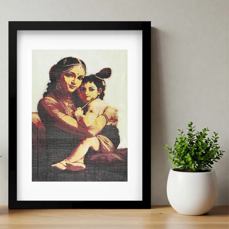 Buy Handcrafted Vishnu Silk Decor: A Timeless Home Accent