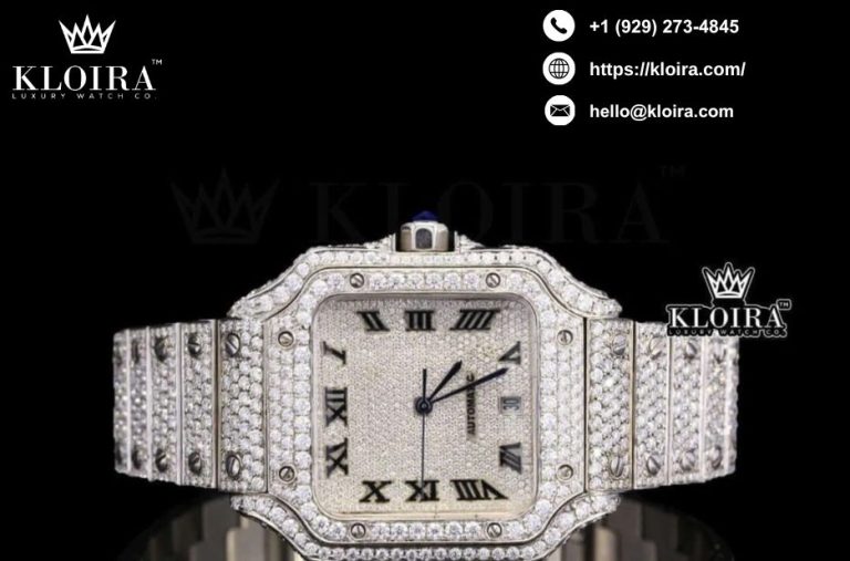 Discover the Sparkling Allure of a Luxury Timepiece with Moissanite