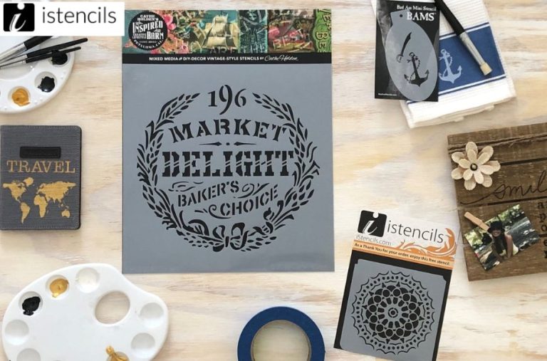 Creative holiday crafts with versatile stencil sets