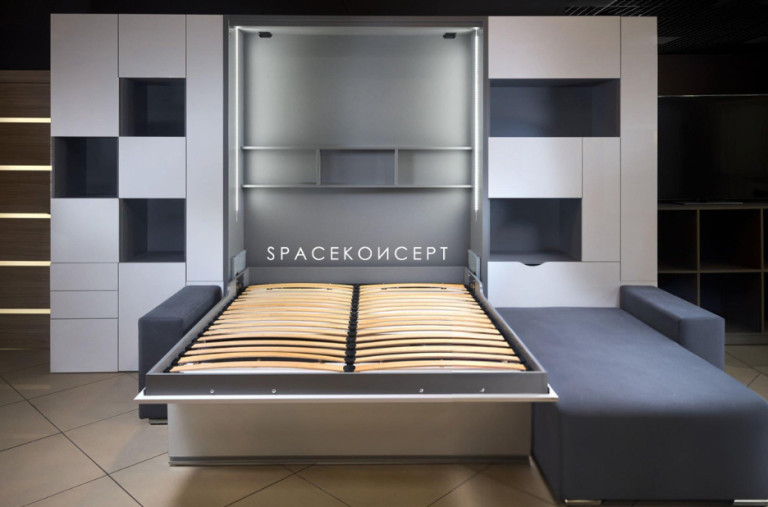 Ultimate space-saving bed system for compact living spaces