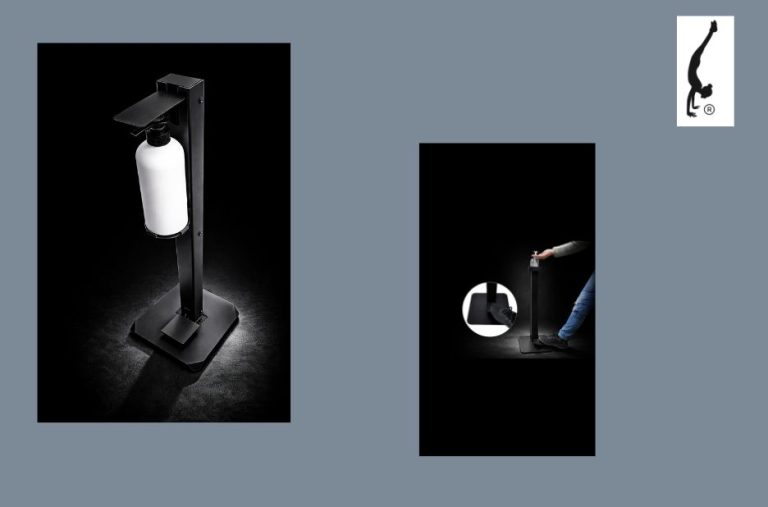 Hygienic, Hands‑free Sanitiser Stand for Busy Spaces
