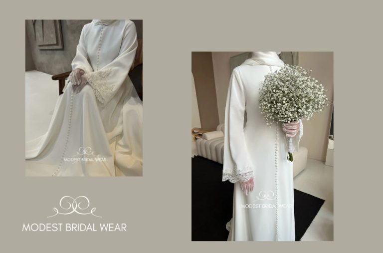 Timeless modest bridal attire and capes for 2024 and beyond