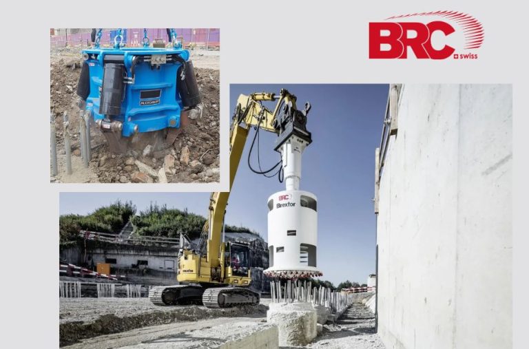 Kontinuierliches Pfählen im Bauwesen effizient eingesetzt