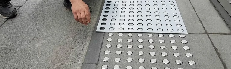 Enhance Pedestrian Safety with Durable Brass Tactile Studs for Accessibility