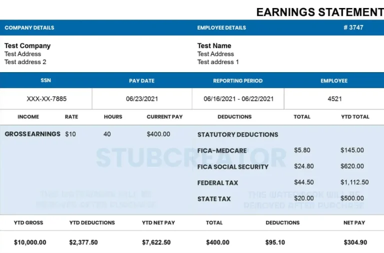 Free Paystub Generator with Calculator for Accurate and Easy Check Stubs
