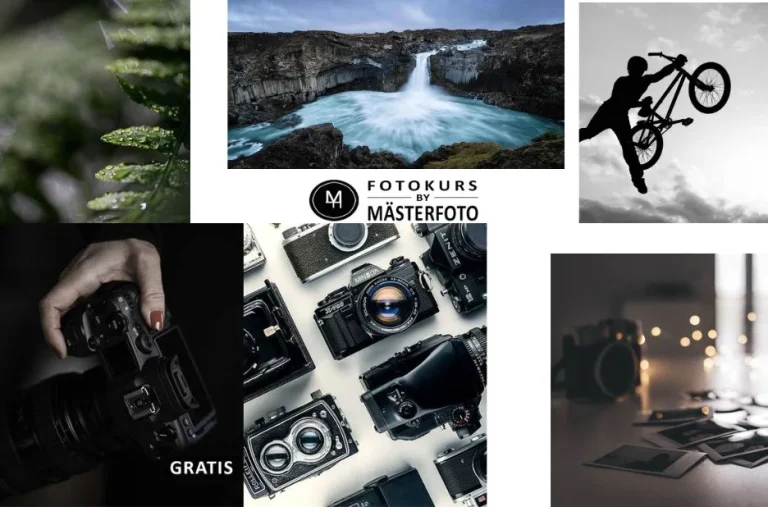 Lär dig fotografering med en professionell foto kurs online