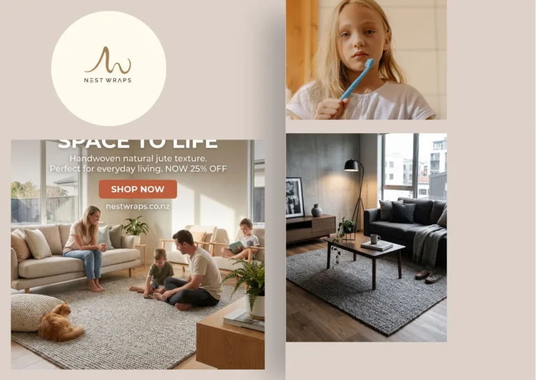 Affordable Jute Rug NZ – Sustainable, Handwoven Natural Rugs by Nest Wraps