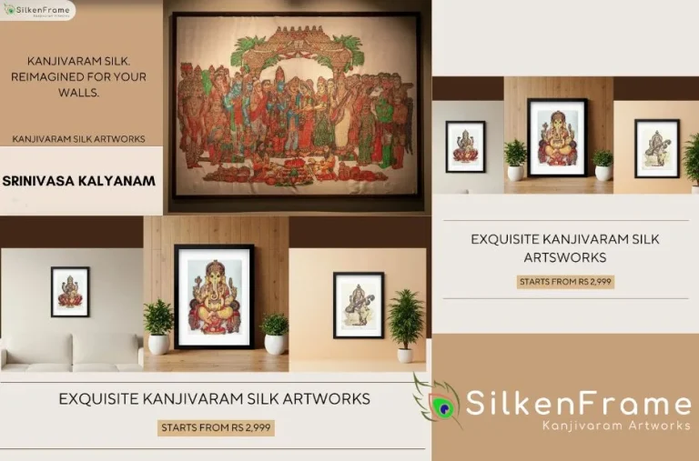 Elevate Your Home Temple with Authentic Goddess Lakshmi Wall Art from Silkenframe.com Elevate Your Home Temple with Authentic Goddess Lakshmi Wall Art from Silkenframe.com