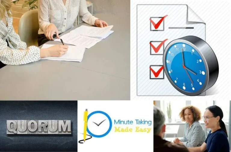 Minute Taking Skills Training for Clear Local Workplace Decisions