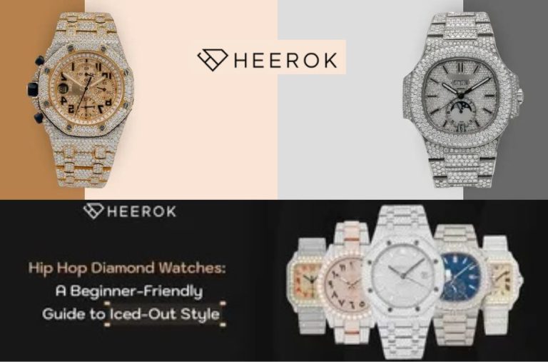 Everyday Elegant Moissanite Watch That Delivers Premium Sparkle from Heerok Inc.