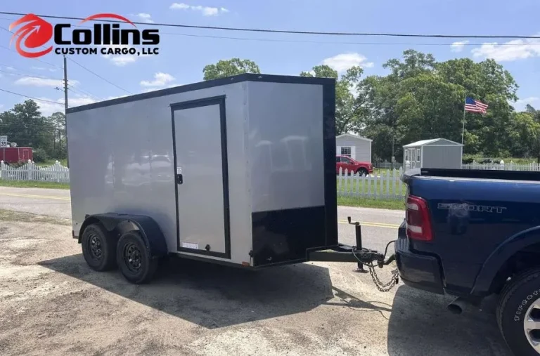 8.5 by 24 Enclosed Trailer by Collins Custom Cargo for Secure Heavy-Duty Hauling
