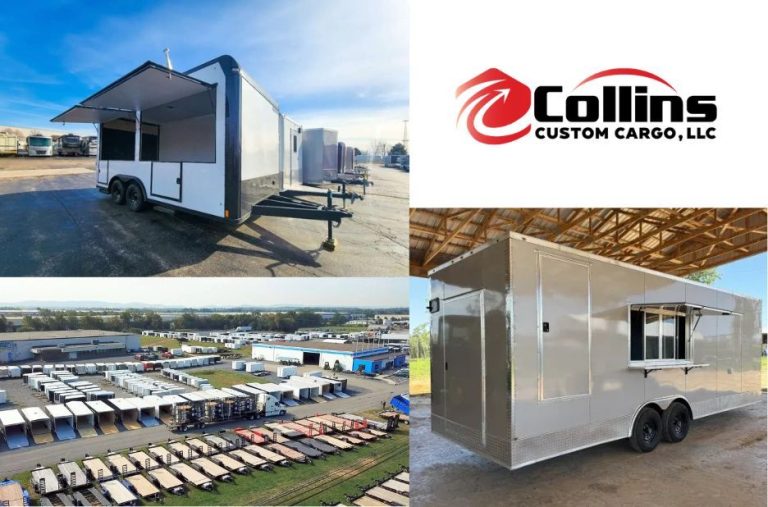 Indigo Blue Enclosed Trailer for Sale by Collins Custom Cargo with Trusted Build Quality Indigo Blue Enclosed Trailer for Sale by Collins Custom Cargo with Trusted Build Quality